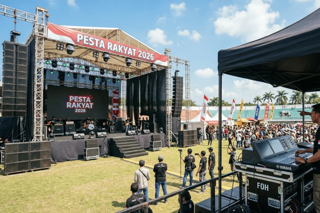 Harga Paket Sound System 10.000 Watt di Jasa Sewa Profesional